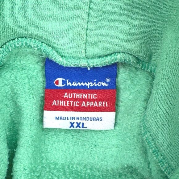 Vintage Champion Paul Smith’s College Drawstring Hoodie - Size XXL - Picture 5 of 6